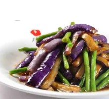 Stir-Fried Eggplant with Yardlong Beans