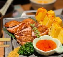 Grilled Beef Ribs with Pineapple