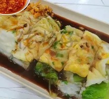 Double Egg Rice Noodle Roll