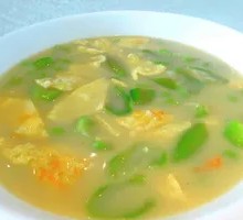 Loofah Egg Soup
