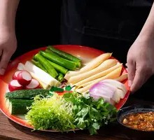 Northeastern Chinese Dipping Sauce Vegetables