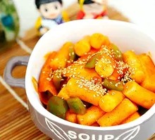 Korean Spicy Rice Cake Stir-Fry