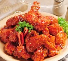 Spicy Amber Sauce Fried Chicken