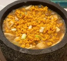 Sea Urchin Tofu in Stone Pot
