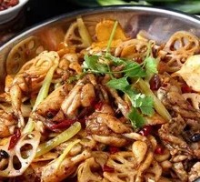 Spicy Frog Legs in Dry Pot