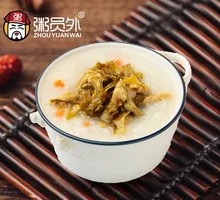 Sour Cabbage Chicken Rice Porridge