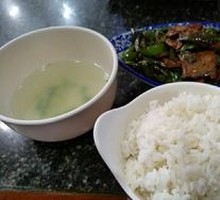 Green Pepper Liver Rice