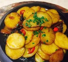 Grilled Potato Slices