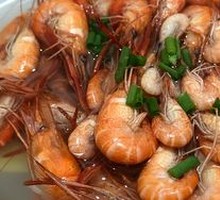 Boiled Shrimp in Salt Water