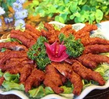 Braised Chicken Feet with Tiger Skin