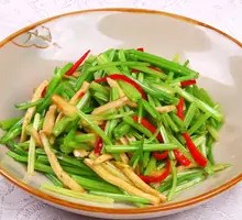Celery and Tofu Skin Stir-Fry