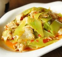 Bamboo Shoots Stir-Fried with Salted Pork