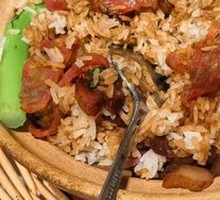 Cured Meat Clay Pot Rice