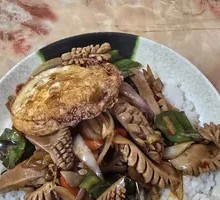 Stir-Fried Pork Kidney Rice