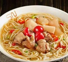 Sour Radish Duck Noodle Soup