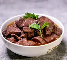 Braised Goose Blood