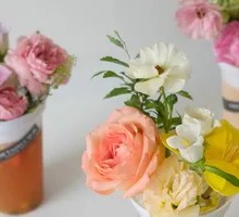 Taro Bubble Tea Flower Cup