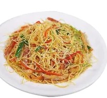 Stir-Fried Rice Noodles with Shredded Pork and Egg
