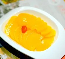 蜜汁黄桃