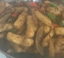 Dry Pot Potato and Rice Cake