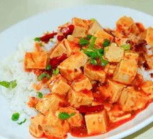 Spicy Tofu Rice Bowl