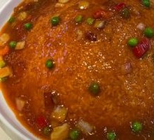 Sauce-drenched Rice Crackers