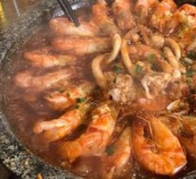 Iron Plate Squid and Prawn