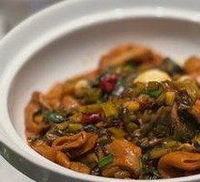 Pickled Cabbage with Pig Intestines