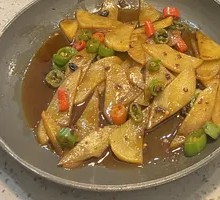 Spicy Potatoes in Dry Pot