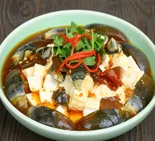 Century egg tofu salad