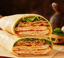 Crispy Chicken Roll with Whole Grain Crepe