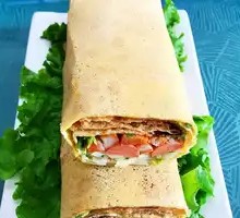 Pork Tenderloin Crispy Pancake