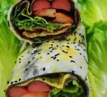 Grilled Sausage Soft Pancake