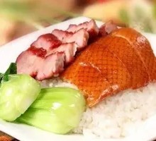 Roast Duck and Barbecue Pork Rice