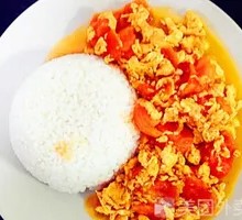 Tomato and Egg Rice Bowl