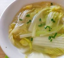 Chicken Soup with Baby Bok Choy
