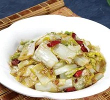 Sour-Spicy Napa Cabbage