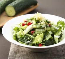 Garlic-Pressed Cucumber