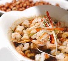 Scallion Oil Prawns