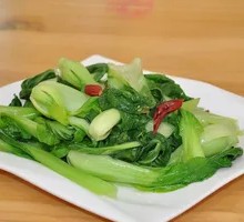 Garlic Stir-Fried Greens