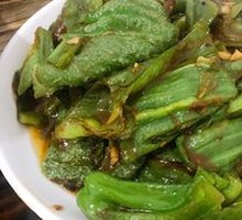 Braised Green Pepper with Tiger Stripes