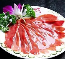Sliced Pork Kidney with Big Knife