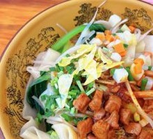 Oil-Poured Pork Sauce Noodles