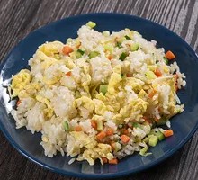 Snow Cabbage Beef Egg Fried Rice