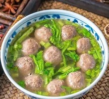 Vegetable and Pork Ball Soup