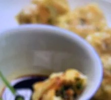 Shrimp and Scallion Egg Dumplings