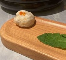 Fish Roe Shrimp Dumplings