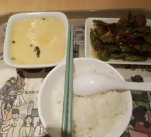 Stir-fried Pork with Egg Custard