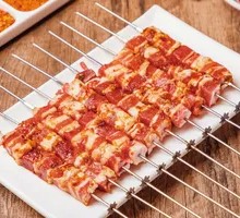 Lamb and Pork Skewers