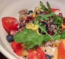Quinoa Yogurt Blueberry Salad